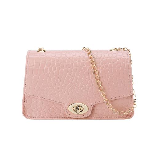 Korean crocodile lock chain bags phone small shoulder bag for fashion women's handbag 2023 luxury ladies