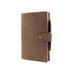 High Quality Refillable Leather Journal Cover Personalized A5 Leather Notebook Cover