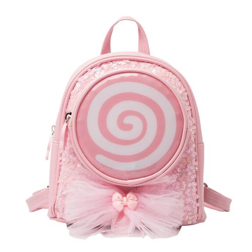 Fashionable Girl Backpack Designer Ita Bag Clear PVC Custom Ita Bag Pin Display