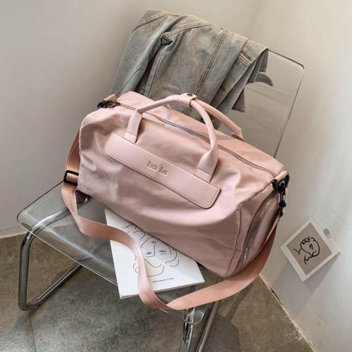 2024 Customizable Nylon Yoga Fitness Duffel Bag With Shoe Compartment Waterproof For Women
