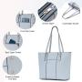 LOVEVOOK custom logo fashion Tote Purse and Shoulder Bag with Matching Wallets Set 3pc classic women and girls hand bags