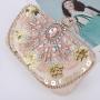 Fashion Square Box Sequins Decoration Women Evening Bags Beaded Clutches Purse Banquet Bag Wedding Clutch Bag
