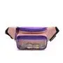 Wholesale Fashion Custom Logo Canvas Ladies Waist Bag Pin Display Clear Window Women Ita Fanny Packs