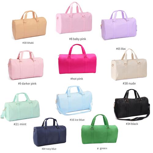 Keymay No MOQ High Quality Women Duffle Handbag Travel Sport Duffel Bag Waterproof Gym Bag Duffel Bag