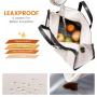 LOVEVOOK Waterproof Office Ladies Work leak-proof & insulated handbag for Picnic Hiking lightweight Outdoor lunch Tote Bag Women