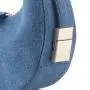 Fashion Luxury Classic Denim Fabric Women Handbags Washable Pu Veagn Leather Stylish Hobo Bags Custom Logo Ladies Shoulder Bag