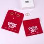 Custom Logo Printed Velvet Jewelry Ring Storage Pouch Envelope  Gift Jewelry Dust Velvet Bag