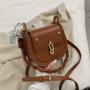 new western style small bag women's trendy fashion all-match retro messenger net red one-shoulder saddle