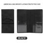 HR558 Driver's License Cover Explosion Car Insurance Leather Case Passport Case with Letter PU Ticket Protective Card Holder Bag