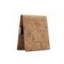 Natural cork slim wallet handmade men rfid blocking front pocket money clip cork wallet