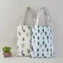 Gelory Fashion Durable Women Student Cotton Linen Single Shoulder Bag Shopping Tote Check Plaid Female Flax Canvas Shopping Bags