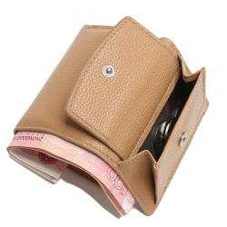 ZR346 Small Wallet Women's Soft Leather Japanese Coin Bag Money Clip Foreign Trade Women's Mini Wallet Short Purse