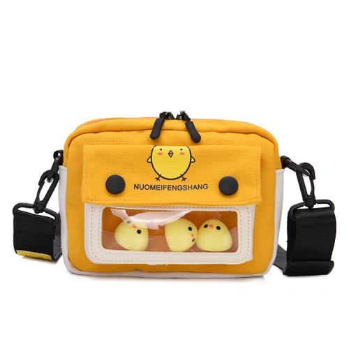 Cheap Price Custom Ita Bag Canvas Women Messenger Bags Fashion Clear Ladies Crossbody Bag