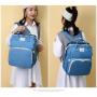KBW369 New Fashion Mummy Bag Folding Cot Mother and Baby Backpack Large Capacity Handheld Bottle Nappy Shoulder Mother Bag