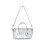 2024 Wholesale Cheap Custom Logo Fashion Pvc Transparent Women's Jelly Beach Shoulder Bags Handbags Purses