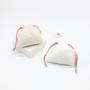 Custom Logo Printed Wholesale White Beige Velvet Gift Jewelry Pouch Luxury Soft Dust Drawstring Packaging Velvet Bag