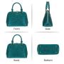 LOVEVOOK Fashion Shiny Patent Leather Handbags Crossbody Shoulder Bags Satchel Purses Top Handle Stylish Wedding Bags for Women