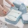 Waterproof 6pcs/sets High Capacity Thicken Travel Bags Packing Cube Portable Clothing Sorting Organizer Luggage Sets