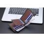 OEW016 Business Money Clip PU Leather Card Holder Purses Wallet For Men New Pattern Horizontal Fashion Wallet for Men