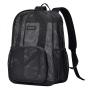 Gelory Travel Outdoor Sports Mesh Backpack College Student Heavy Duty Semi-Transparent Mesh Backpack