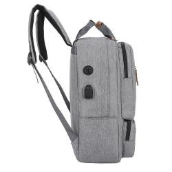KBW533 New School Bag Three Sets of Oxford Cloth USB Backpack Computer Bag Korean Outdoor Business Men Shoulder Bag