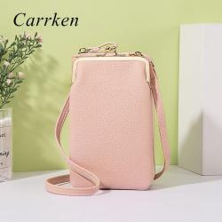 2024 Hot Sale Fashlon Holder Ladies Mobile  Phone Bags Wallet Women PU Leather Phone Bag Casual Custom Crossbody Bag