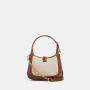 Warehouse Customized High Quality Pu Leather And Canvas Handbag  Luxury Vintage Crossbody Bag For Ladies