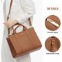 LOVEVOOK 2024 Custom Classic Fashion Designer Ladies Shoulder Crossbody Top Handle Bags Purse Leather Large Tote Bag for Women