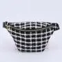 Keymay Stock New Design Chest Bag Plaid Tweed Belt Bag Running Waist Bag For Women Fanny Pack Crossbody