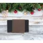 Customized leather mini card holder smart wallet leather rfid blocking slim card holder for men