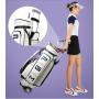 XL148 Concealed Drawbar with Pulley Golf Bags New Version Golf Standard Ball Bag Custom Logo Accepted Golf Travel Bag
