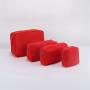 Keymay Fashion New Color DIY Chenille Letter Makeup Bags Gift Pouches Blank Nylon Toiletry Bag Cosmetic Gift Bag