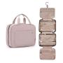 Custom Logo Fashion Travel Makeup Bag Portable Large Capacity Cosmetic Bag with Zipper Closure Ladies Made Polyester Cotton PC