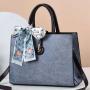 2023 Fashion Leather Crossbody Bags For Women Ribbon Handbag Tote Bag Atmospheric Handbag Manufacturer Customize