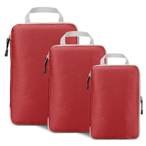 Off The Shelf Travel Storage Travel Home Storage Set Compressed Three Piece Nylon Material Bag