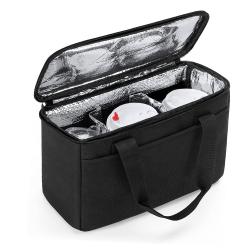 hot sale custom Insulated Drink Caddy Holder Bag portable Reusable 3 Cups Drink Carrier for Delivery