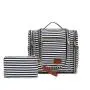 Fashion Design 2pcs/set Multi-functional waterproof canvas travel bag toiletry pouch with luggage strap custom logo Cosmetic bag