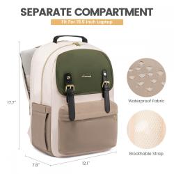 LOVEVOOK Waterproof Fashion Laptop Backpack 15.6in school Travel Daypack office business Work bag Quality laptop bag with USB