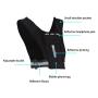 ZF235 New Outdoor Running Backpack Sports Reflective Fitted Vest Bag Neoprene Hiking Water Bottle Backpack