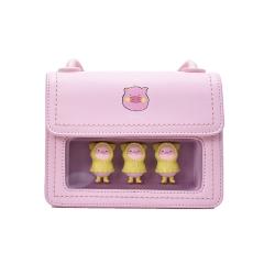 New arrival women sling shoulder bag custom ita bag with clear window cartoon designer women crossbody bag
