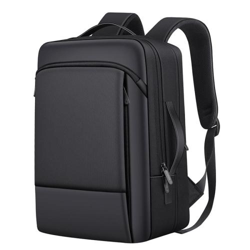 Waterproof 1680 Nylon Leather Backshoulder Computer Bag Expandable Reflective Strip Laptop Backpack with Custom LOGO