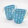 Custom Full Printing Round Bottom Cotton Gift Drawstring Gift Tableware Storage Bag Dust Cotton Packaging Pouch
