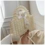Hand Woven Clutch Evening Bag New 2023 Fashion Beaded Woven Handheld Crossbody Tote Bag