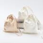 Personalized Single String Silk Satin Jewelry Bag Luxury Drawstring Gift Silk Dust Cosmetic Packaging Bag