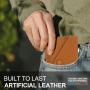 Luxury Colorful Coin Purse Pu Leather Credit Name Card Passport Holder Wallet with Buckle Leather Mini Business Card Holder