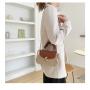 2022 Ladies Designer Bags Cute Straw Shoulder Bag Fashion Gold-tone Lock Flap Hand Satchel