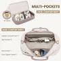 LOVEVOOK Wholesale Travel Duffle Bag with packing cubes & Shoe Compartment Gym Sports Bag Waterproof travelling Weekender bag
