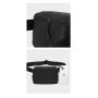 Custom Logo Print Sport Waterproof Running Crossbody Black Nylon Mini Fanny Pack Pouch Everywhere Belt Waist Bags For Women