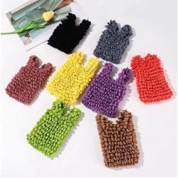 ZWY256 Wholesale Large Stretchable Pleated Magic Shopping Bag Polyester Lightweight Portable Eco Bag Daily Supermarket Organizer