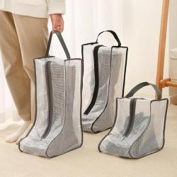 SN060 Custom Logo Shoe Storage Bag Foldable Travel Shoes Organizer Home Moisture-proof Dustproof Boots Shoes Storage Bag